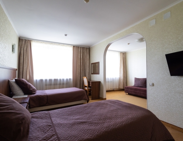 Стандарт 2-местный 2 комнатный 1 категории корпус №2,3, три* - Санаторий «Зеленая роща» Уфа